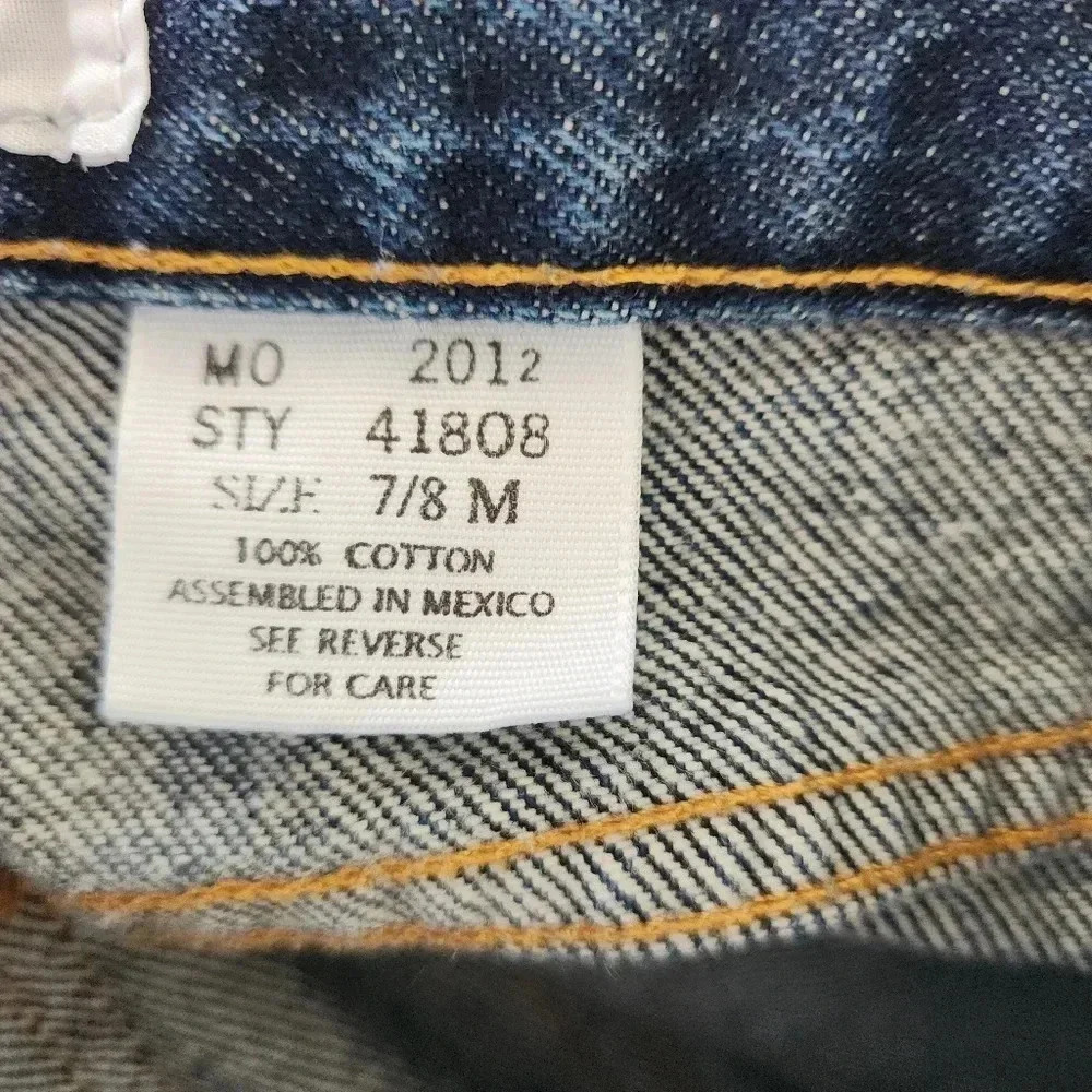 Vintage Anchor Blue relaxed straight leg dark denim jeans - Picture 6 of 6